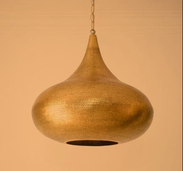Handcrafted Brass Pendant Light