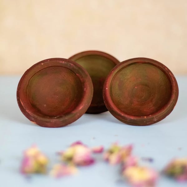 Handcrafted Clay Diyas